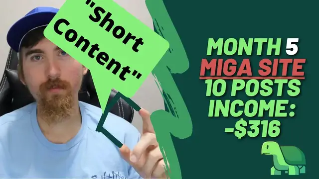 'Video thumbnail for Month 5 Blog Report | Short Content & Pinterest | MIGA Site'