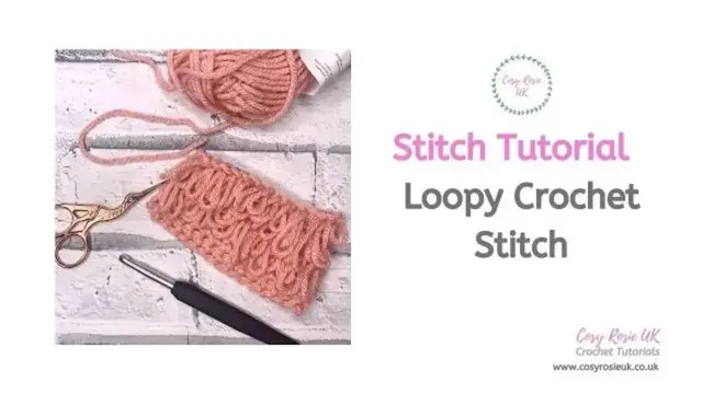 'Video thumbnail for How to crochet the loop stitch crochet tutorial'