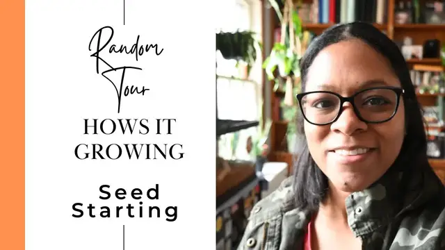 'Video thumbnail for WHAT'S GROWING | SEED STARTING | HOUSE PLANTS | SEED STARTING SETUP'