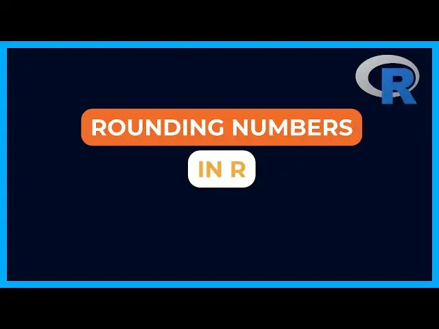 'Video thumbnail for Rounding Numbers in R'