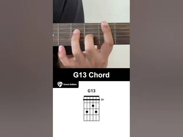 'Video thumbnail for How To Play The G13 Chord On Guitar - Guvna Guitars'