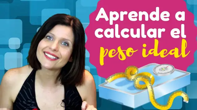 'Video thumbnail for Aprende a calcular peso ideal ⭐⭐⭐⭐⭐'