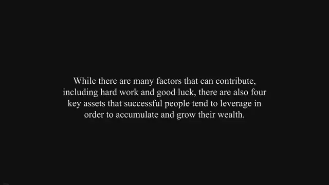 'Video thumbnail for The 4 Essential Assets You Need to Build Wealth'
