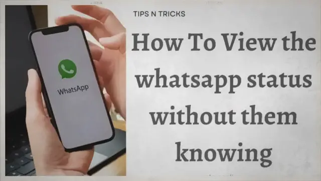 'Video thumbnail for How to see WhatsApp status without knowing them | WhatsApp Tricks'
