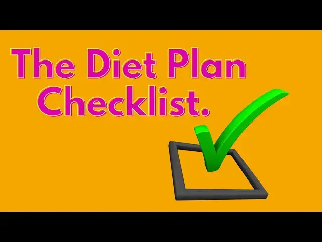 'Video thumbnail for What is a diet plan checklist? || Simple Nutrition'