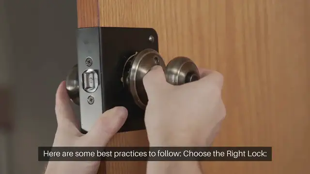 'Video thumbnail for Best Practices for Lock Installation'