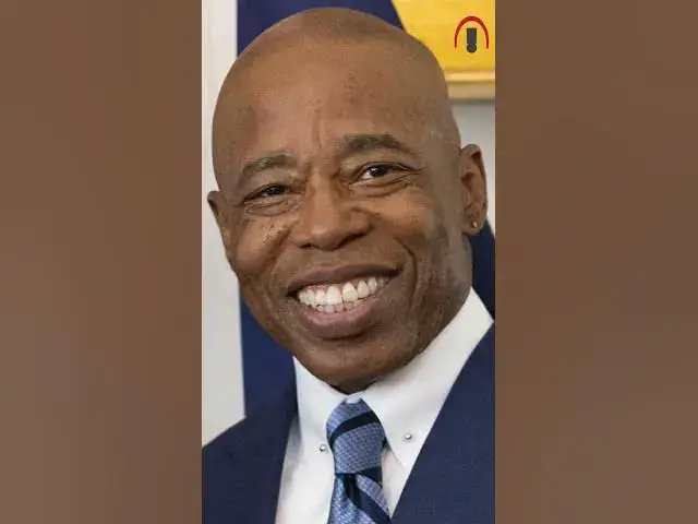 'Video thumbnail for NYC Mayor Eric Adams surrenders to authorities'