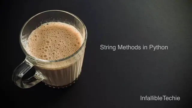 'Video thumbnail for String Methods in Python'