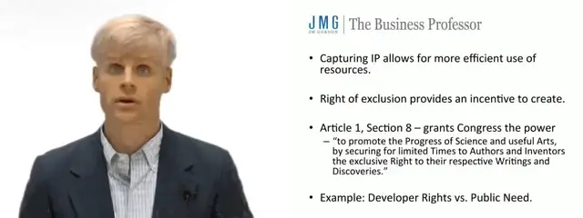 'Video thumbnail for Justification for Intellectual Property Rights'