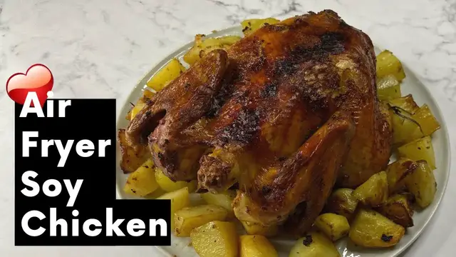 'Video thumbnail for Air Fryer Soy Chicken | Roast Chicken Recipe | Air Fryer Recipe'
