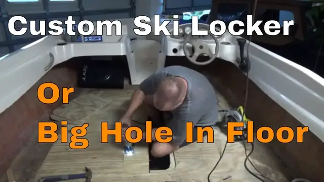 'Video thumbnail for Boat Ski Locker Install In Rebuilt Floor EP #27 || Bayliner Bowrider 175'