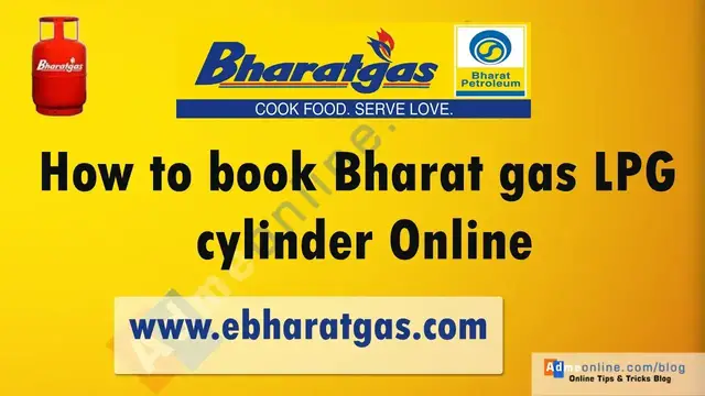 'Video thumbnail for How to book Bharat gas LPG cylinder Online | Book Bharat gas online'