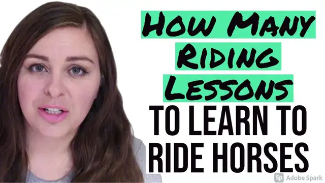 'Video thumbnail for Q1: How Many Lessons Does It Take To Learn How To Ride A Horse? #BeginnerEquestrianStartingOut'