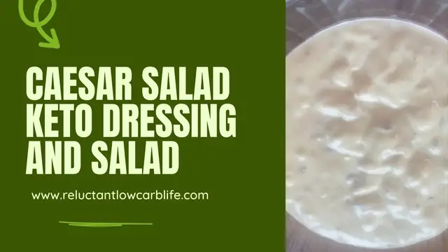 'Video thumbnail for Caesar Salad Keto Dressing And Salad'