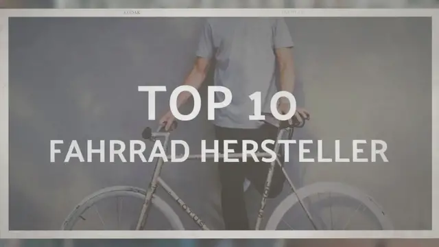 'Video thumbnail for Top Fahrrad Hersteller – Von Tradition bis Hightech'