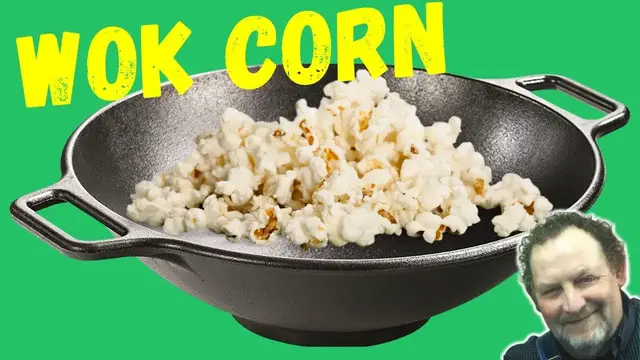 'Video thumbnail for Lodge Wok POPCORN!'