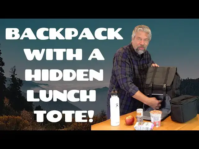 'Video thumbnail for Space for lunch and more with the Bertasche Men's Lunch Backpack'
