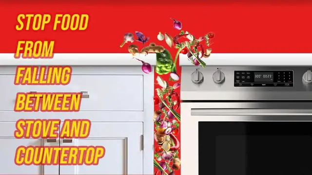 'Video thumbnail for How to Stop Food and Grease From Falling Down Your Countertop & Stove Gaps'