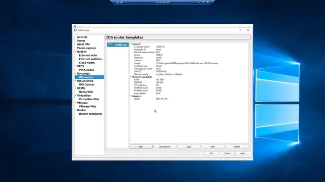 'Video thumbnail for GNS3 IOSルータテンプレートの登録'