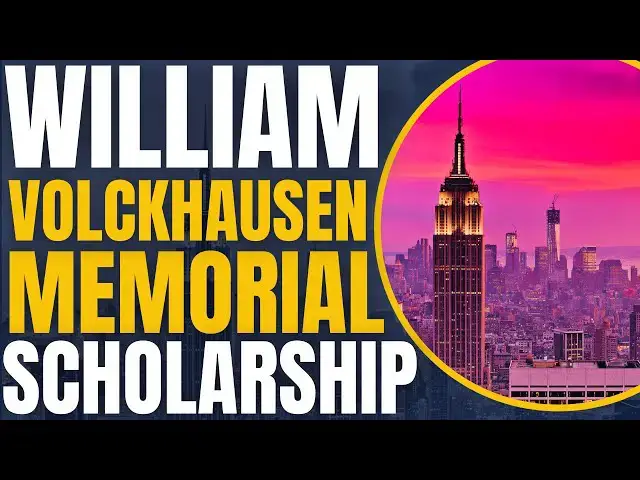 'Video thumbnail for William Volckhausen Memorial Scholarship at New York City College of Technology | Study in the USA'