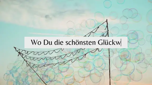 'Video thumbnail for Glückwünsche formulieren (1)'