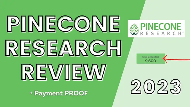 'Video thumbnail for Pinecone Research 2023 (Is it legit? + Payment Proof)'