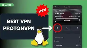 'Video thumbnail for Best free VPN service provider for Linux : ProtonVPN'