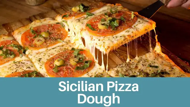 'Video thumbnail for Sicilian Pizza Dough Recipe'