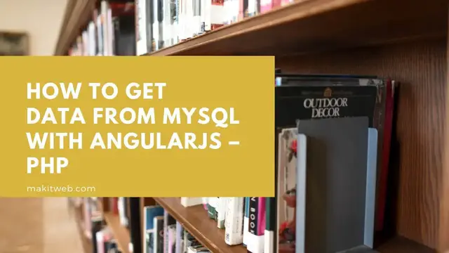 'Video thumbnail for How to get data from MySQL with AngularJS – PHP'