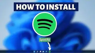 'Video thumbnail for How to install Spotify on Windows 11, 10 - Spotify Installation Tutorial'