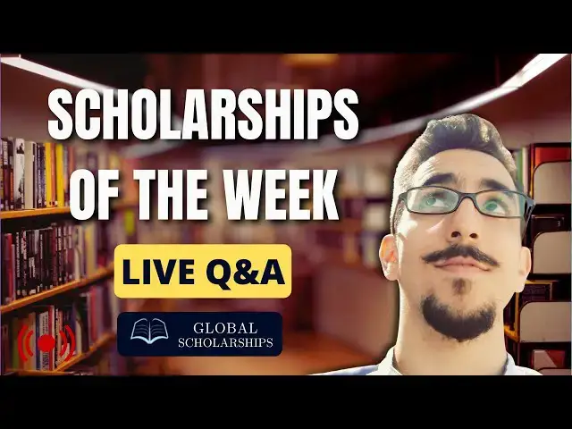 'Video thumbnail for Global Scholarships: “Q & A” And Scholarship Analysis (03.08.2024)'