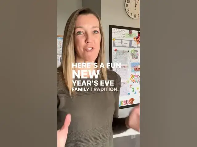 'Video thumbnail for New Year's Eve Family Tradition'