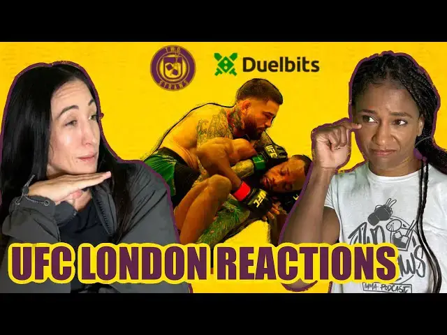 'Video thumbnail for UFC London Reactions w/ UFC vets Angela Hill and Jessica Penne'