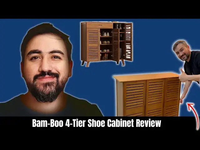 'Video thumbnail for Bam-Boo 4-Tier Shoe Cabinet Review 🥿 | Stylish & Space-Saving Entryway Storage Solution'