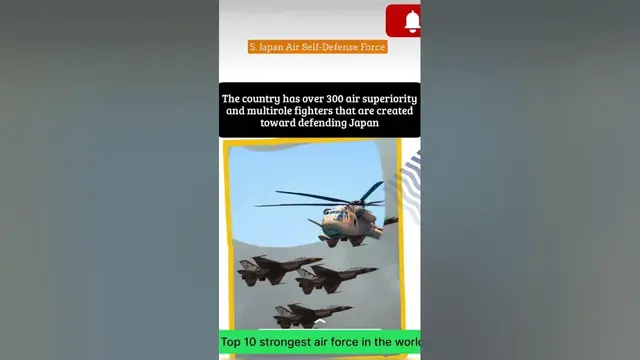 'Video thumbnail for Top 10 strongest Air Force in the world'