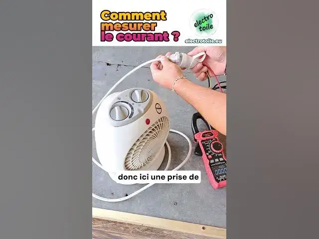 'Video thumbnail for Pourquoi la pince ampèremétrique affiche 0A ? L'erreur de mesure élec à éviter absolument ! #réponse'