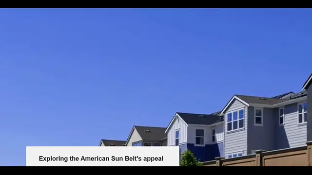 'Video thumbnail for Sun Belt Surge: Why Americans Are Moving South'