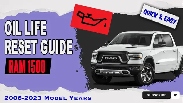 'Video thumbnail for Maximize Your RAM 1500's Lifespan ? A Step-by-Step Oil Life Reset Tutorial ?'