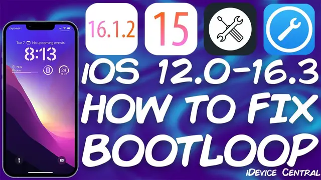 'Video thumbnail for iOS 11 - 16.1.2: How to Fix iPhone Stuck On Bootloop, Storage Full Or Device Won't Turn On'