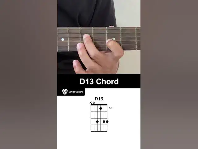 'Video thumbnail for How To Play The D13 Chord On Guitar - Guvna Guitars'