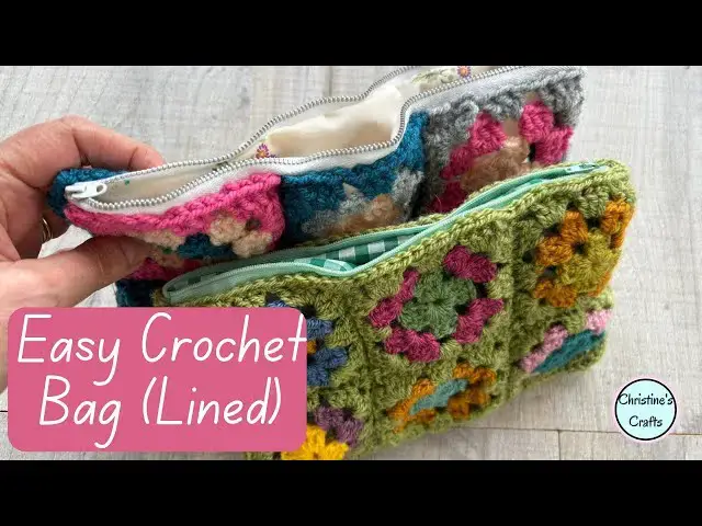 'Video thumbnail for Crocheting Granny Squares Makes A Lovely Bag for Beginners'