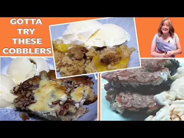 'Video thumbnail for 3 BEST SUMMER DESSERT COBBLERS (Peach, Oreo, and Banana)'