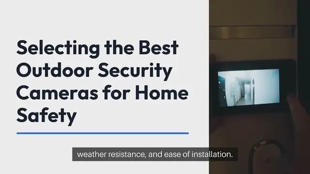 'Video thumbnail for Best Outdoor Security Cameras for Home Security'