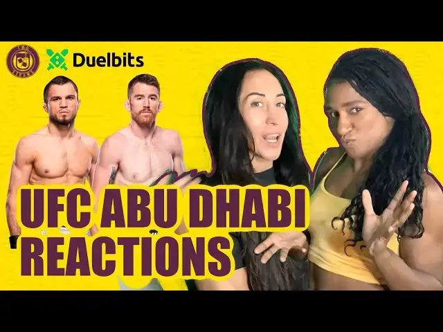 'Video thumbnail for UFC Abu Dhabi Recap with UFC fighters Angela Hill and Jessica Penne'