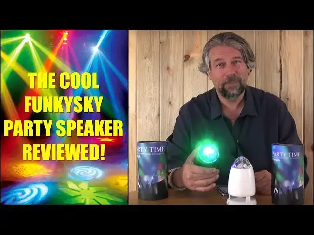 'Video thumbnail for Instant Disco with FunkySky Party Speaker -- REVIEW!'