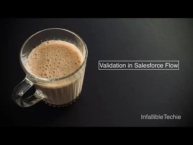 'Video thumbnail for Validation in Salesforce Flow'