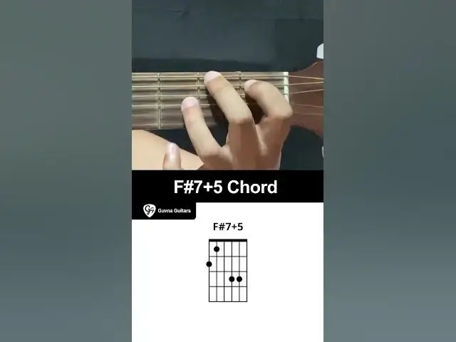 'Video thumbnail for How To Play The F#7+5 Chord On Guitar - Guvna Guitars'