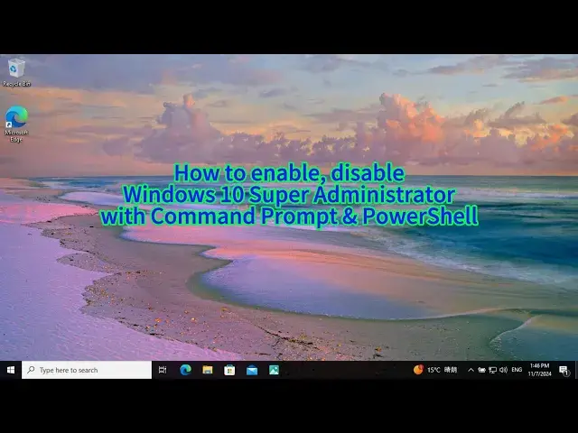 'Video thumbnail for How to Unlock Win10's Super Administrator Account for Full Control in Command Prompt & PowerShell!'
