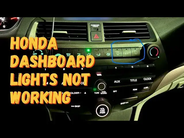 'Video thumbnail for Honda Dashboard Lights Not Working? Try This Easy Fix'