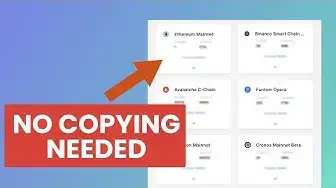 'Video thumbnail for Add Networks AUTOMATICALLY To Metamask (JUST ONE CLICK)'
